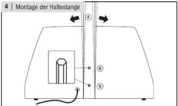 Heute Quadro - Montageanleitung Haltestange Cosmo 3 plus - 4