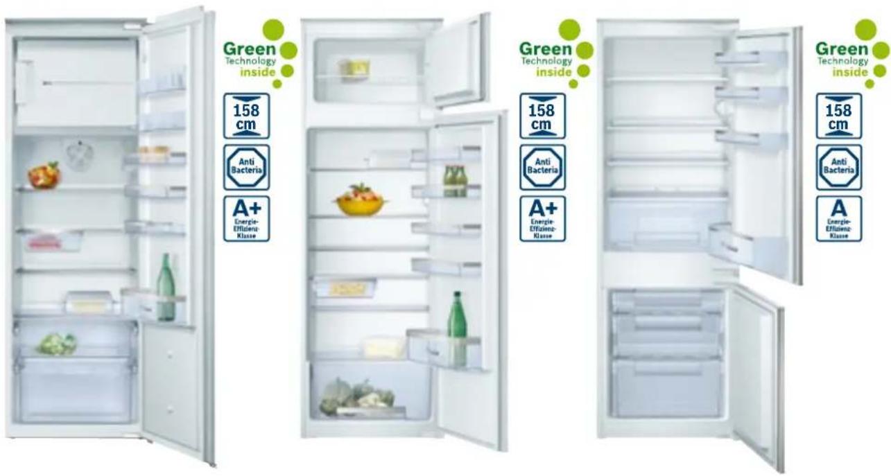 Green Technology inside 158 cm Anti Bacteria A+ Energie- Efficiency- Klasse Green Technology inside 158 cm Anti Bacteria A+ Energie- Efficiency- Klasse Green Technology inside 158 cm Anti Bacteria A Energie- Efficiency- Klasse