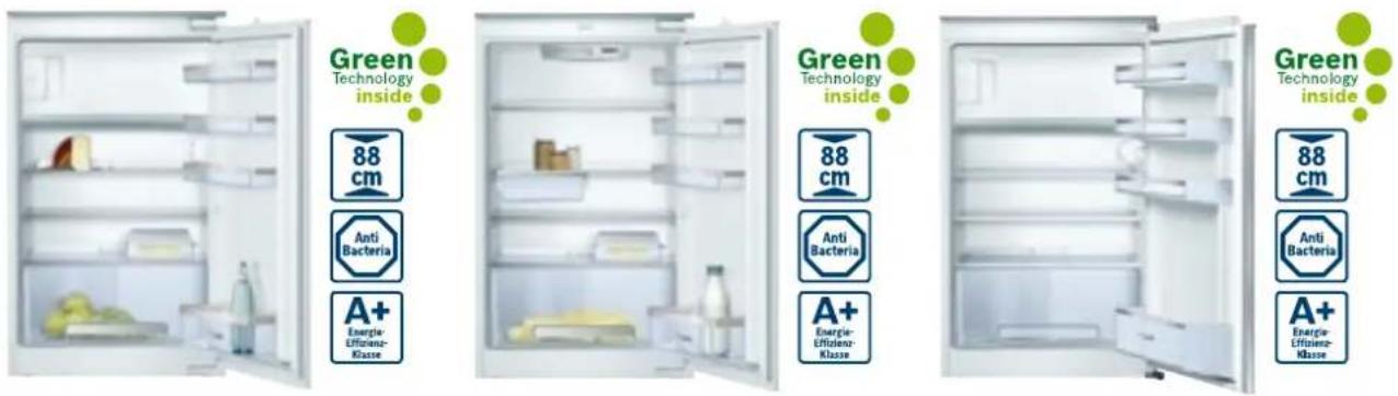 Green Technology inside 88 cm Anti Bacteria A+ Energie- Efficiency- Klasse Green Technology inside 88 cm Anti Bacteria A+ Energie- Efficiency- Klasse Green Technology inside 88 cm Anti Bacteria A+ Energie- Efficiency- Klasse