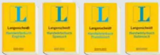 FRANKLIN LDE-1680 - Wörterbücher von Langenscheidt: - 1