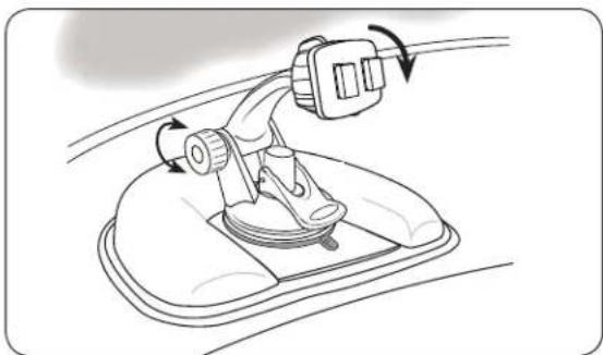 Arkon CM012-2 - Dashboard Mount Installation - Continued - 1