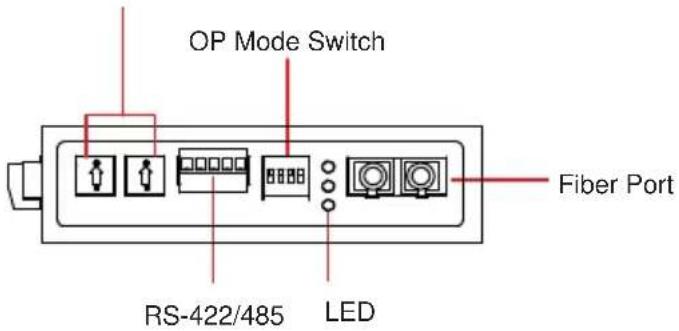 Moxa ICF-1150I-S-SC-T - Mounting Dimensions (Unit : mm) - 4
