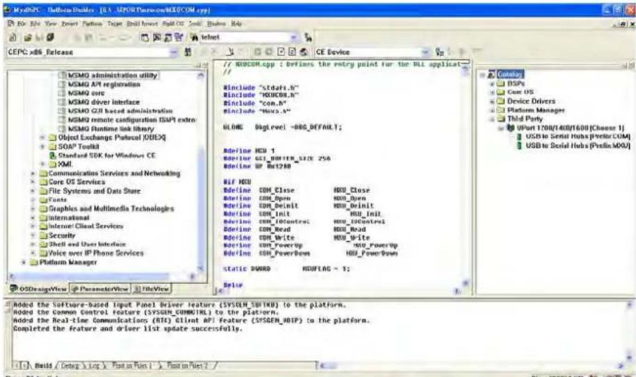Moxa UPort 1410 - Installation with an installation package for Win CE 5.0 - 1