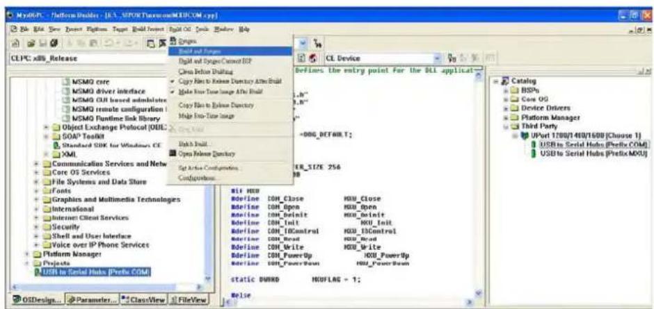 Moxa UPort 1410 - Installation with an installation package for Win CE 5.0 - 4