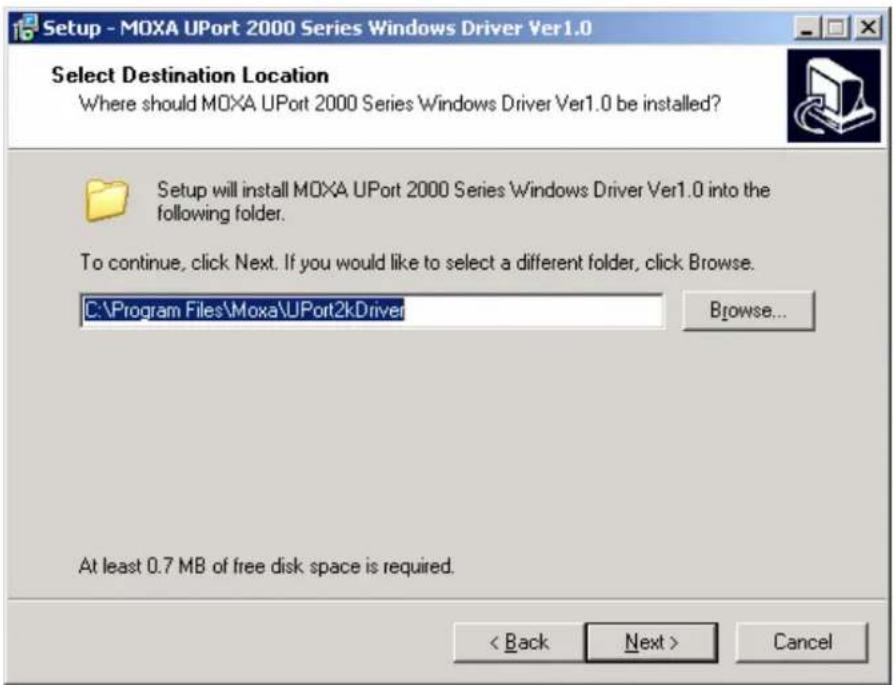 Moxa UPort 2210 - Installing the Windows Driver - 2