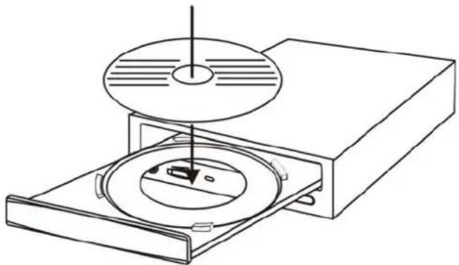 HP bd340i - Loading and Unloading the Tray - 1