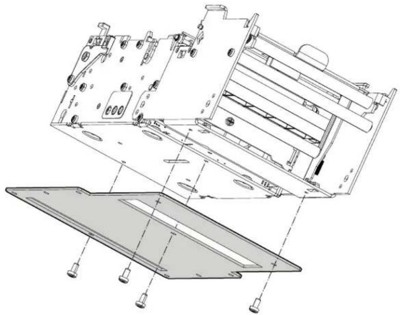 ZEBRA 103939 - Befestigung am Drucker - 1