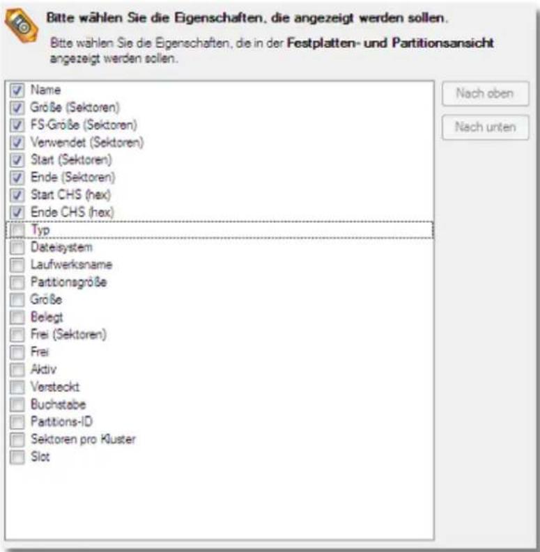 Paragon PSG-149-PRG-PL - Partitionsliste - 1