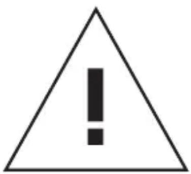 Warning symbol image with exclamation mark inside a triangle