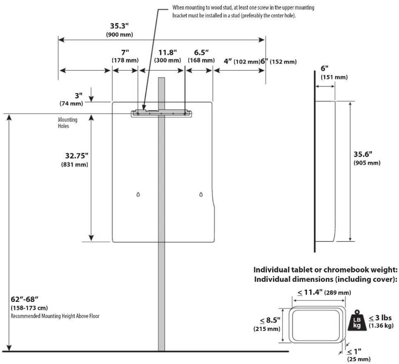 Ergotron DM12-1005-1 - MOUNTING CONSIDERATIONS - 1