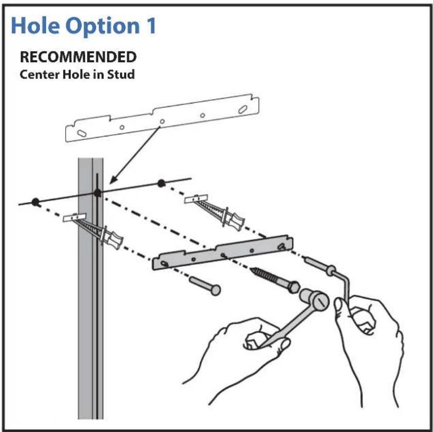 Ergotron DM12-1005-1 - a First Choose a Hole Option: - 1