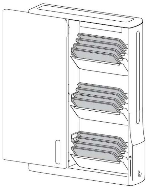 Ergotron DM12-1005-1 - Tablet Charging Wall Mount 12 - 2