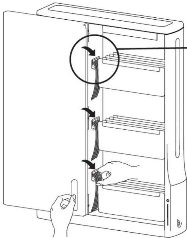 Ergotron DM12-1005-1 - Hang unit onto top bracket. - 12