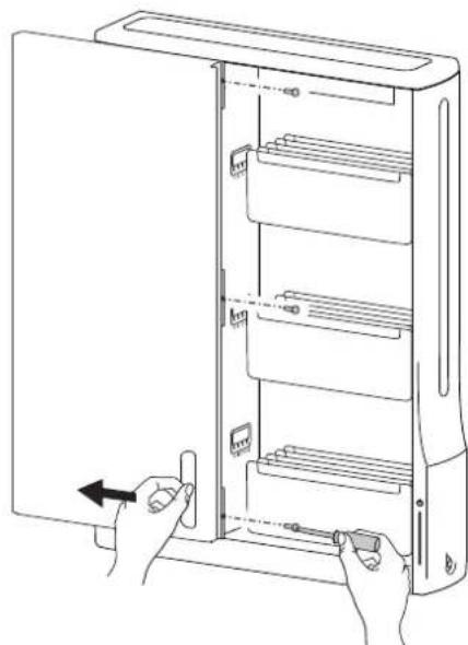 Ergotron DM12-1005-1 - Hang unit onto top bracket. - 6