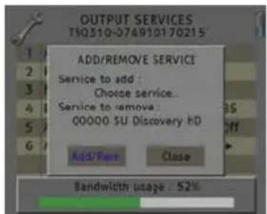 Fte maximal TSQ 310 - Set Output Services - 10