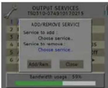 Fte maximal TSQ 310 - Set Output Services - 8