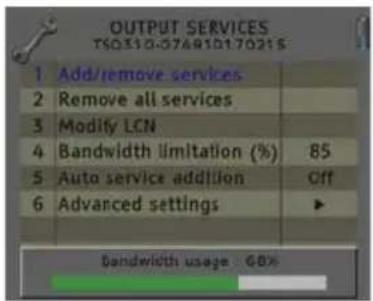 Fte maximal TSQ 310 CI - Set Output Services - 6