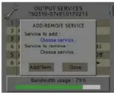 Fte maximal TSQ 310 CI - Set Output Services - 2