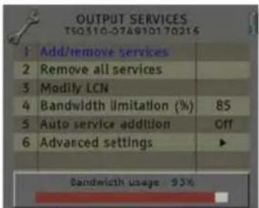 Fte maximal TSQ 310 CI - Set Output Services - 7