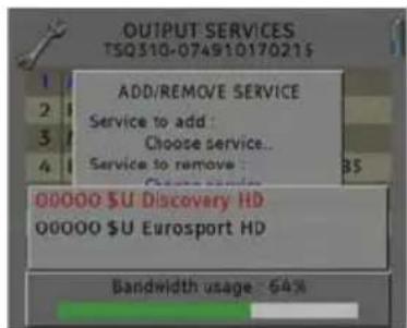 Fte maximal TSQ 310 CI - Set Output Services - 9
