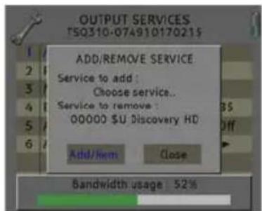 Fte maximal TSQ 310 CI - Set Output Services - 10