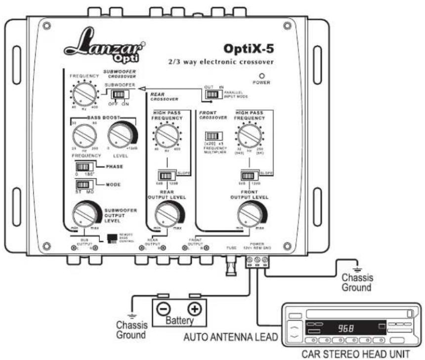Lanzar OPTIX5 - INSTALLATION - 1