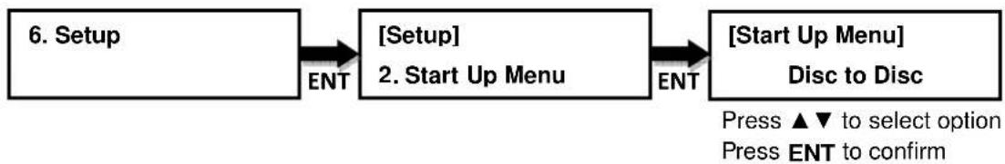 EZ Dupe MediaMirror - Start Up Menu - 1