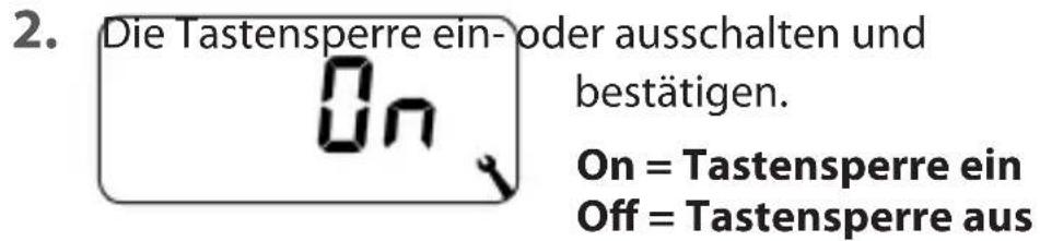 RADEMACHER 5665-AL - Menü 9.8.3 - Die permanente Displaybeleuchtung einstellen - 4