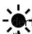 RADEMACHER 5665-AL - Beachten Sie das Sonnensymbol in der Normalanzeige - 1
