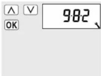 RADEMACHER 5665-UW - Menü 9.8.2 - Displaykontrast einstellen - 2