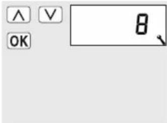 RADEMACHER 5665-UW - Menü 9.8.2 - Displaykontrast einstellen - 3