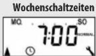 RADEMACHER 5665-UW - Menü 2 - Öffnungs- und Schließzeiten) [ ▲ ] einstellen - 5
