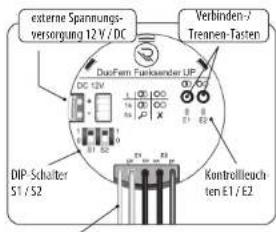 RADEMACHER DuoFern Funksender UP 9497 - WICHTIG - 1