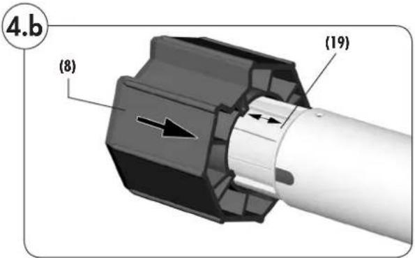 RADEMACHER RolloTube DuoFern ILFS - Mounting the catch without freewheel mechanism (Figure 4b) - 1