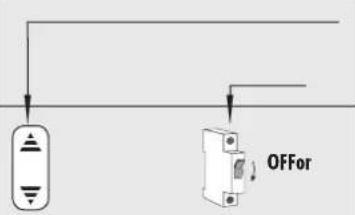 RADEMACHER RolloTube DuoFern ILFS - Manual setting of upper / lower endpoint with a cord circuit setting unit or with an external switch - 1