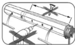 RADEMACHER RolloTube DuoFern ILFS - Montage des Rollladenpanzers (Abbildung ⑦/⑧) - 2