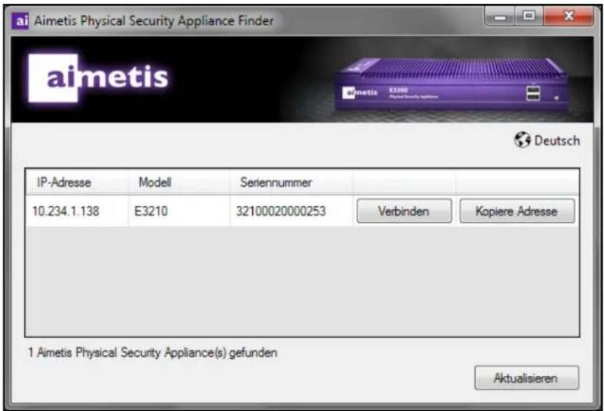 Aimetis E7060A - Ausführen des Administrations-Assistenten: - 3