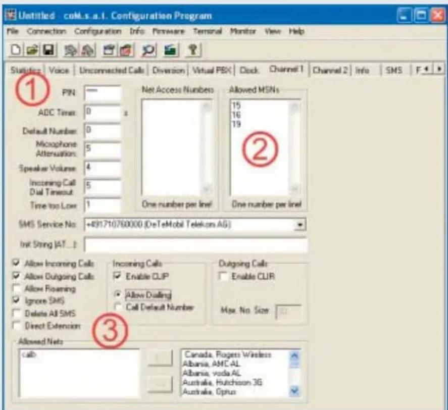 coM.sat ISDN BASIC 2K UMTS SE - Die GSM-Kanäle - 2
