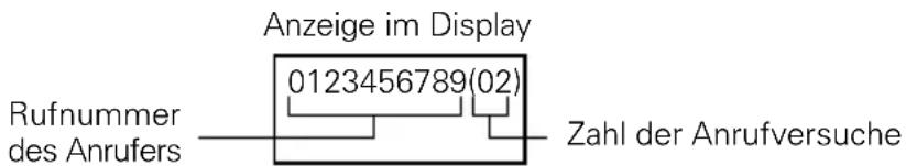 SIEMENS Gigaset 4075 - Anruferliste - 1