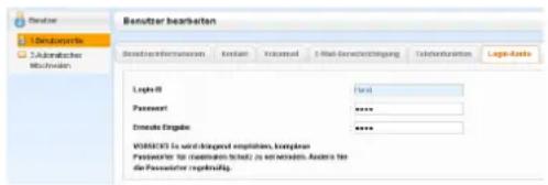 Benutzer Helsinki Sonderkrittene Aktivaischer Machwerten Benutzerinformationen Kontalt Volumend E-Mail Berechnungsung Telefonaktien Logis-30 Login Password: ***** Ersteige Engels: ***** WISSECS is wird körungend empfohlen, komplaren Passive der (derivate) nicht, zu erfasieren. Andere für die Passive der regiekturierung