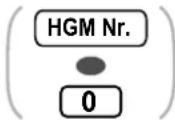 PANASONIC KX-NS1000 - Hintergrundmusik auswählen und starten/beenden - 7