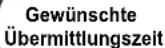 PANASONIC KX-NS1000 - Festlegen der Übermittlungszeit der Nachricht - 1