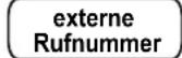 PANASONIC KX-NS1000 - Auswählen der festgelegten Amtsleitung - 5