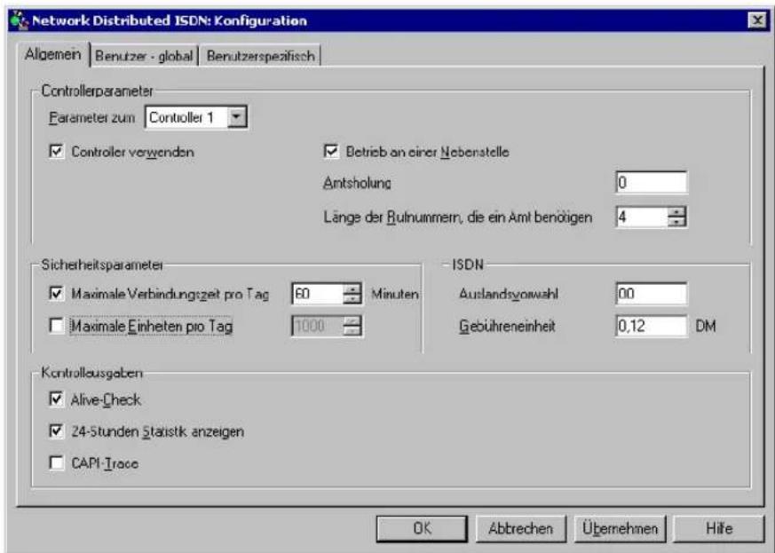 AVM Network Distributed ISDN - NDI-Konfiguration - 1