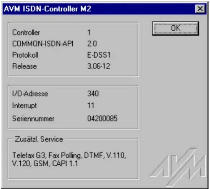 AVM Mobile ISDN-Controller M2 - Controller laden - 1