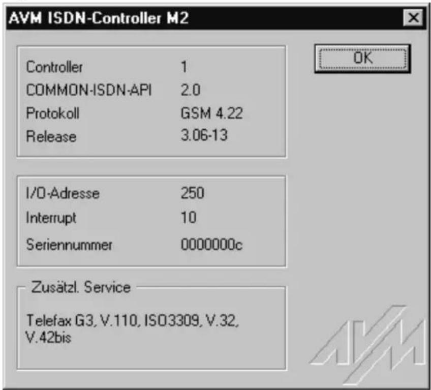 AVM Mobile ISDN-Controller M2 - Controller laden - 1
