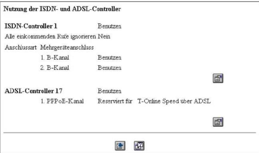 AVM ISDN MultiProtocol Router - Einstellungen für ADSL-Controller - 1