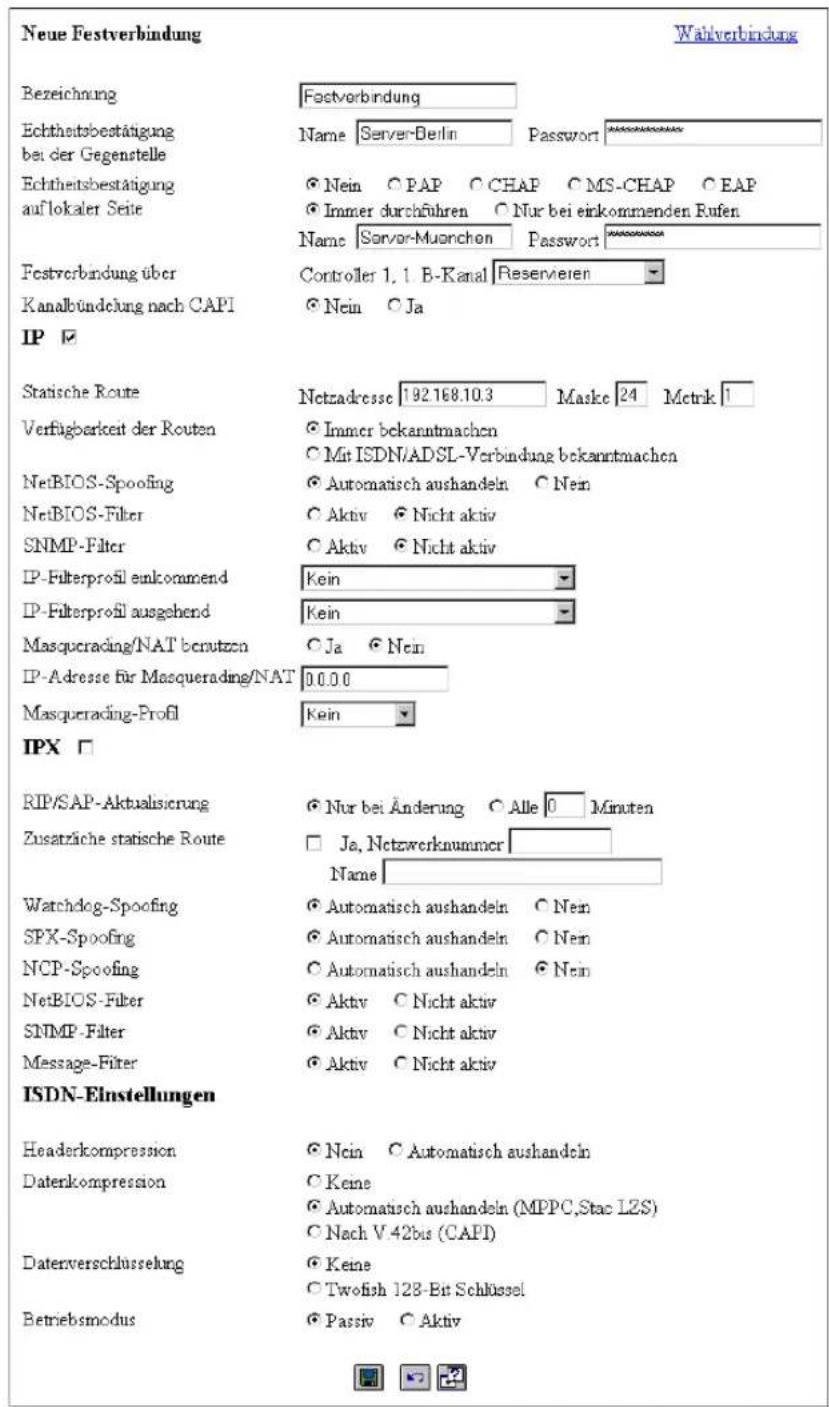 AVM ISDN MultiProtocol Router - Beispiel für drei LQRP-Pakete - 1