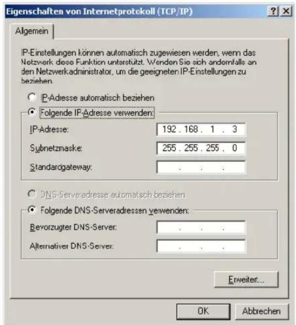 AVM ISDN MultiProtocol Router - TCP/IP-Einstellungen - 1