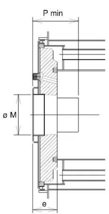 Ygnis Pyronox LRP K - Anschlussmass / Brennerschwenkbarkeit - 1